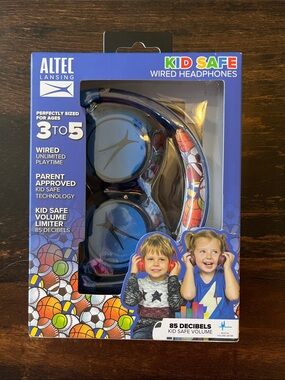 Altec Lansing Kid Safe Wired Headphones - Blue